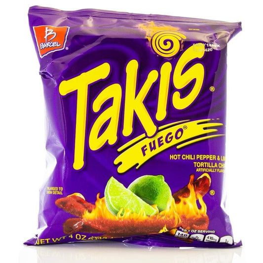 PRE-ORDER Takis Fuego Hot Lime 90g ( 18 Pack x 90g )